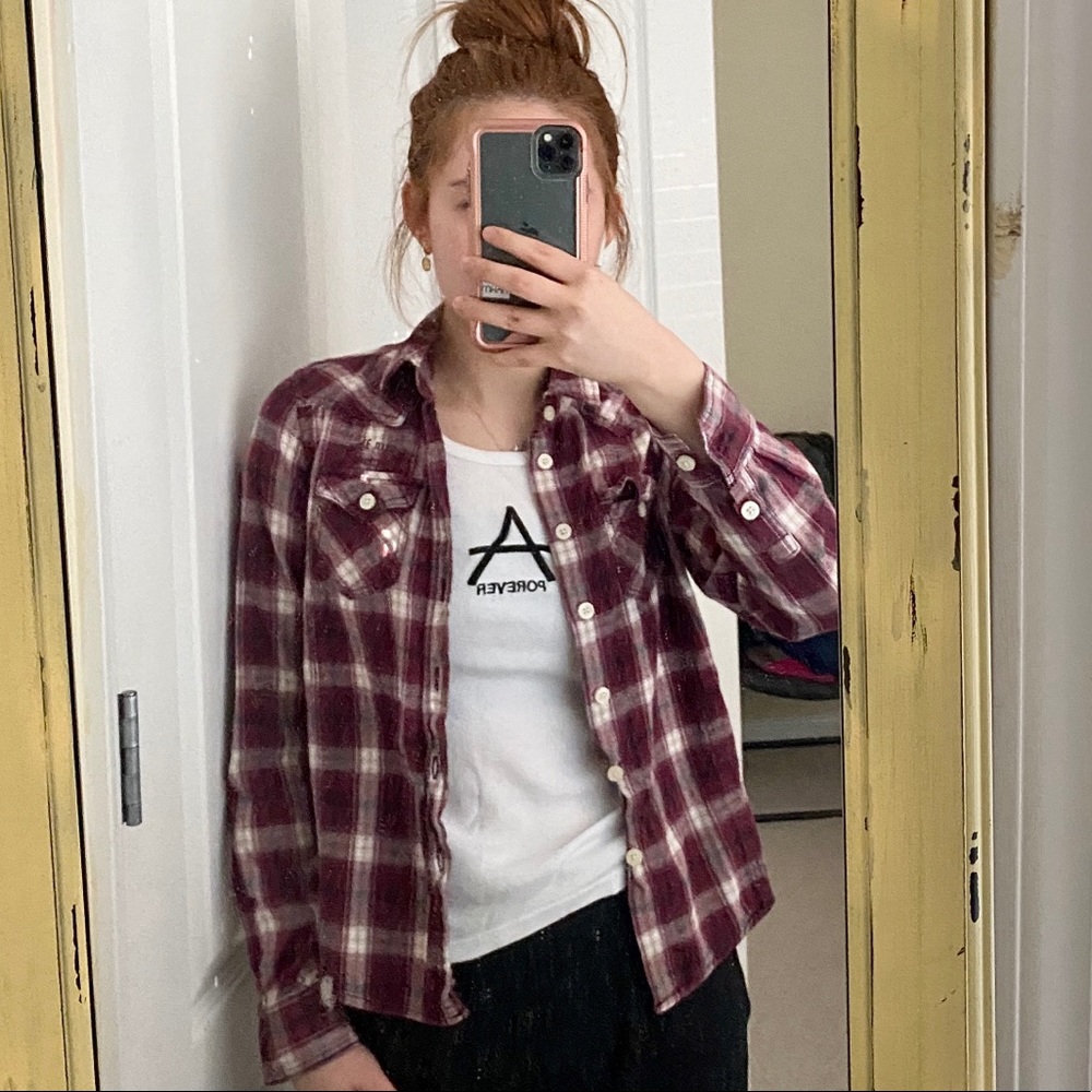 Boutique vintage purple flannel ✨